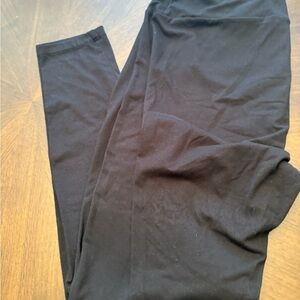 LuLaRoe Solid Black Tall and Curvy Leggings